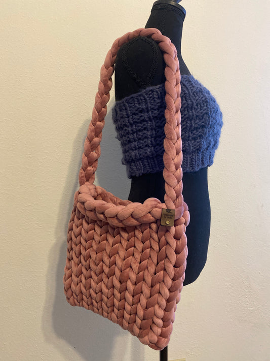 ‘DALLON’ bag - Midi - in Mauve Pink