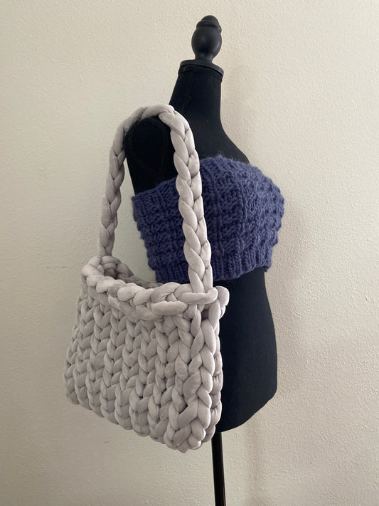 ‘DALLON’ bag - Midi - in Soft Grey