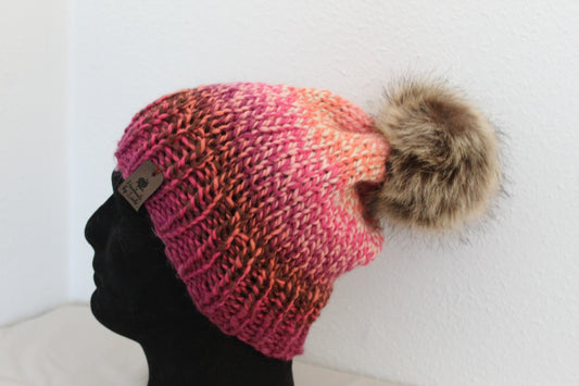 'MARGARET' Hat in MAGENTA MOOD