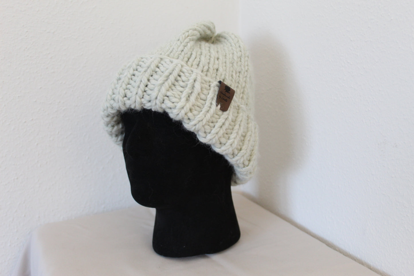 ‘TEAGAN’ Beanie in PISTACHIO