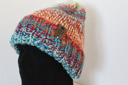 ‘TEAGAN’ Beanie in SOUTHWEST SUNRISE