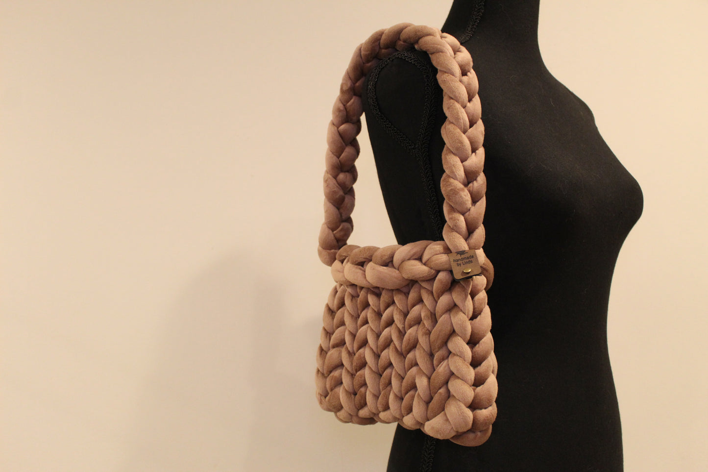 Velvet Chunky Knit Bag - Mini - CUSTOM ORDER