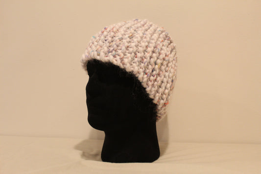 Knit Winter Headband in CREAM CONFETTI